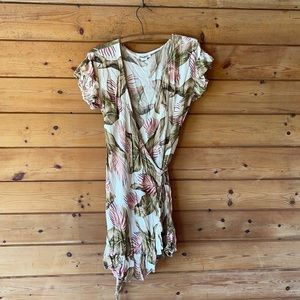 Billabong Floral Wrap Dress
